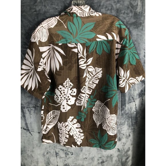 Havanera Hawaiian Shirt Men’s Floral Button Down Tropical Shirt Adult Medium - Picture 12 of 16